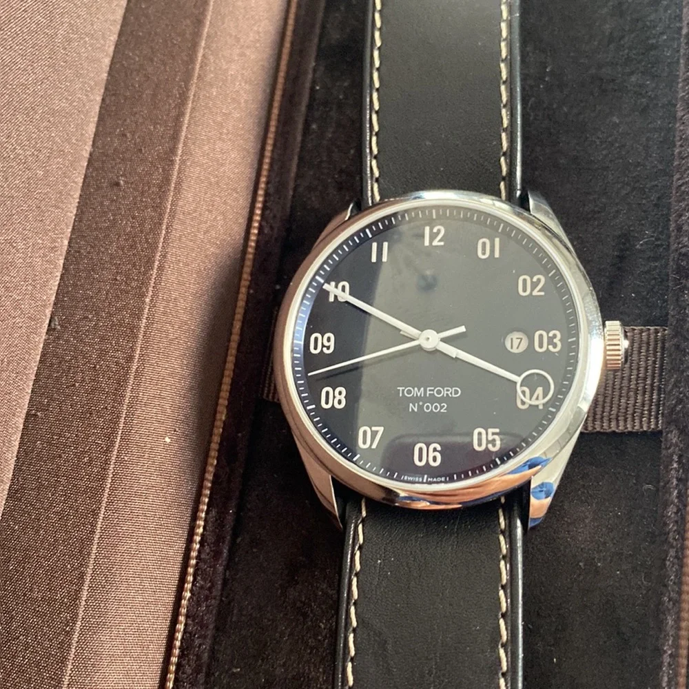 BN TOM FORD
No. 002 Stainless Steel Automatic Leather Strap Watch - Picture 5 of 11